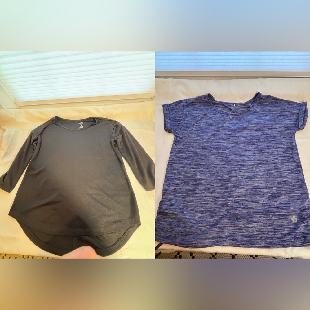 Bundle of 2 Tuff Athletics Shirt and Black Quick- Dri shirt